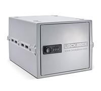 Lockabox One™ | Premium Lockable Storage Box (10L) | Combination Lock Box for Food, Medicine & Home Safety | Made In Britain | External Size 31 x 21 x 17 cm (Opal White)