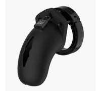 Lockdown Black Mens Chastity Cage,Locks included,Small Medium Large
