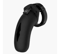 LOCKDOWN Cock Cage - Male Penis Cage to lock your Penis - For an Kinky Foreplay - Give your partner control over your sexual pleasure - Large Size - Black