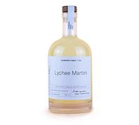 Lockdown Liquor & Co Lychee Martini | Premium Ready to Drink Cocktail | 500ml | 12% ABV | Made with Award-Winning 58 & Co Vodka | Lychee, Lime & Rose | Serve Shaken or Straight