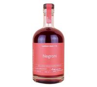 Lockdown Liquor Negroni Ready to Drink Cocktail, 500ml Bottle | Classic Gin, Campari & Sweet Vermouth Blend | Premium Small-Batch Cocktail | 24% ABV | Bar-Quality Negroni at Home