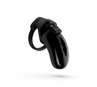 LOCKDOWN Penis Cage - Male Chastity Cage that makes Sex or Masturbation Impossible - Punish your partner and give control out hands - Medium Size - Black