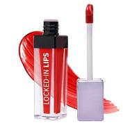 Locked In Lips Transfer Proof Liquid Lipstick - Flaming Chips (4.5 ml) | 12H Long-Lasting Matte Finish | Transfer-Proof, Highly Pigmented & Hydrating with Hyaluronic Acid
