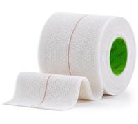 Locked In Sports Tape Non-Tear EAB, White Elastic Adhesive Bandage, 2.5cm x 4.5m Single Roll, Finger, Thumb, Wrist, Ankle, Rugby, Gym & First Aid Tape (White,5cm,Single Roll)