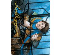 Locked in the Cemetery Art Card (Gold Signature) | Innistrad: Midnight Hunt