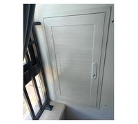 Locked Metal Access Panel Plumbing Access Doors, Commercial Embedded Inspection Door for Drywall/Duct Systems/HVAC, Waterproof Indoor loft Hatch - Flush Mounted(White,24x42in/61x107cm)