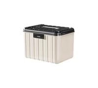 Locked Storage Box - Electronic Organizing Bin with 4 Digit Combination Lock, Durable PP Material | Safe Storage for Personal Items Tools Documents Keys Money Home Office Dorm College Deck Patio