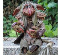 Lockenstab Bronze Leprechaun Garden Statue, Large Character Figure, Decorative Sculpture