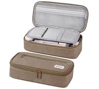 Lockenstab Large Pencil Case Canvas for Women & Men(Brown)