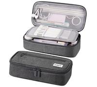 Lockenstab Large Pencil Case Canvas for Women & Men(Grey)