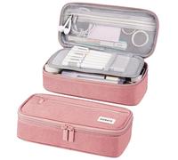 Lockenstab Large Pencil Case Canvas for Women & Men(Pink)