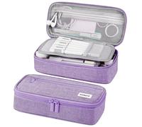 Lockenstab Large Pencil Case Canvas for Women & Men(Purple)