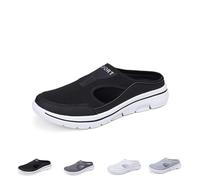 Lockenstab Men's Comfort Breathable Support Sports Sandals, Outdoor Casual Non Slip Orthopedic Sneakers Walking Slip On Shoes(Blake,10 UK)