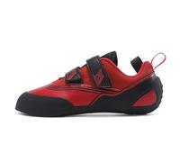 Lockenstab Men's Women's Rock Climbing Shoes - Youth, Boys & Girls Indoor Beginners Entry-Level, Compact, Lightweight Non-Slip for Teenagers and Children(Black Red,6 UK)