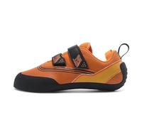 Lockenstab Men's Women's Rock Climbing Shoes - Youth, Boys & Girls Indoor Beginners Entry-Level, Compact, Lightweight Non-Slip for Teenagers and Children(Orange,4.5UK)