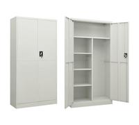 Locker Cabinet Office Furniture Storage Organiser Wardrobe Multi Colour vidaXL
