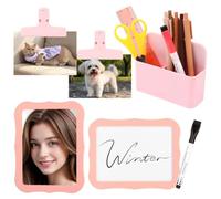 Locker Decorations for Girls Cute Mirror Marker Pen Stationery Set | Locker Organizer Kit for Student Nurse Teacher Teen Classroom Fridge Refrigerator Work Office Dorm