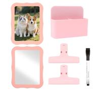 Locker Decorations for Girls Cute Mirror Marker Pen Stationery Set | School Locker Decorations for Teacher Teen Student Nurse Office Dorm Classroom Fridge Refrigerator Work