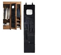 Locker Door Hanger Organizer | Bedroom Organization Closet, Policeman Door Organizer With Mirror,Hangable Space-Saving Storage Oxford Cloth Hanger For Closet Gym Policeman Uniform Work Bedroom