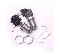 Locker Locks, Letterbox Lock 10PCS Mini 20mm/30mm Cam Lock 46 * 15 * 1.9mm Fit use for Door Cabinet Mailbox Drawer Locker +Keys DIY Tools(20mm)