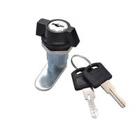 Locker Locks, Letterbox Lock 2PCS Door Mailbox Drawer Cupboard Locker Cam Lock T Plastic Handle Cabinet Security Furniture Locks with Keys Hardware(SK1-0815-2 Small)