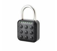 Locker Padlock, 6-Digit Combination Padlock, Supports Multiple User Password Groups, IP67 Waterproof Smart Padlock, Suitable for Outdoors, Gyms, Schools