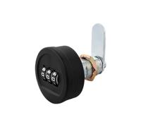 Locker Security Lock for Kitchen Drawers and Mailbox,Black 20mm | Metal material,1*Dial lock,white,black,gray,4,Metal,Easy To Install,Safe And Reliable,Note,Black 20mm