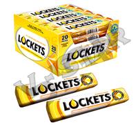 LOCKETS HONEY & LEMON 20 PACKETS FRESH STOCK ORIGINAL