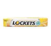 Lockets Honey Lemon Cough Drops Sweets Roll 43g (5 Rolls)