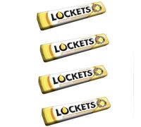 Lockets Honey & Lemon Lozenges with Menthol & Eucalyptus - 4 Pack (41g Each)
