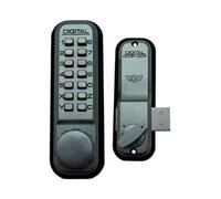 Lockey 2200 Mechanical External Digit Code Door Lock | Password Security Digital Combination Lock Deadbolt Keyless Push Button Zinc Alloy Gate Locks