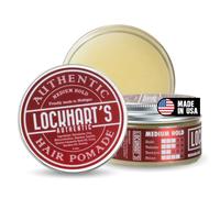 Lockhart’s Medium Hold Authentic Hair Pomade for Men - Medium Hold, High Shine Oil Based Hair Styling Pomade for Classic Slick Back & Pompadour Styles (96g)