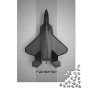 Lockheed Martin F22 Rapto Jigsaw Puzzle for Adults, 1000 Pieces, 38x26cm/1000pcs, White Cardboard, Screen-Free Leisure And Quiet Weekends