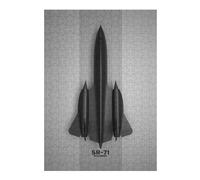 Lockheed SR71 Blackbird Artistic Wooden Jigsaw Puzzle for Adults, 300 PCS