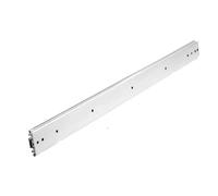 Locking 18"-60" Slides Bearing 500LBS Heavy Duty Drawer Slides 3-Fold Guide Rail Full Extension Ball Industrial 76mm Width(60 Inch)