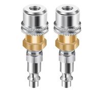 Locking Air Chucks - Closed Compressor Air Lock on Chuck,Solid Metal Alloy Tire Inflator Tool for Buses, Trucks, Bicycles, and Motorcycles