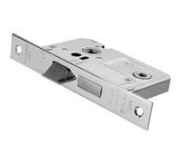 Locking Bathroom Door Sashlock Latch Square Forend 76mm Nickel Plated
