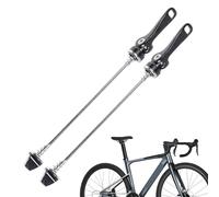 Locking Bike Skewers - 1-Pair Mountain Bike Wheel Hub Skewers,Weatherproof Cycling Accessories for Safe Driving Maintenance Tire Change Repair Biking Travel Training
