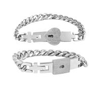 Locking Bracelets for Couples Unlocking Wrist Jewelry