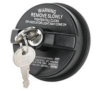 Locking Cap Cover, AntiTheft Oil Tank Guard, Secure Keyed Vehicle Protector Preventing Tampering, Metal Alloy Seal Weather Shield, Truck SUV RV Tank Accessory with Tight Fit 3.15×2.95×2.95in