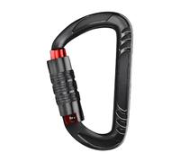 Locking Carabiner, High-Strength 12KN Aluminium Alloy Outdoor Tool, Heavy-Duty Locking Safety Carabiners for Outdoor Camping, Hiking, Hammocks, and Dog Ties