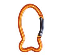 Locking Carabiner, Keychain Hooks,Cute Shaped Carabiner Clamps | Lightweight and Useful Small Carabiner, Aluminum Alloy Spring Hook Keychains, Camping Accessories
