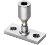 Locking Casement Window Stay Pin 28.5mm Fixing Centres Satin Chrome