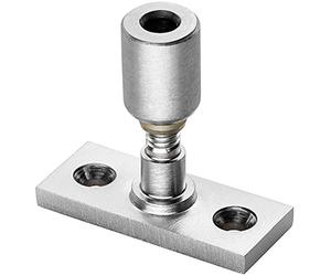 Locking Casement Window Stay Pin - 28.5mm Fixing Centres - Satin Chrome | Victorian Design Casement Window Fitting - Window Casement Stay Fastener Arm - Casement Window Fixture
