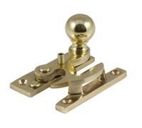 Locking Claw Sash Fastener - Polished Brass