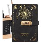 Locking Diary - A5 Planning Notebook With Secure Lock | Private Journal & Note Taking Diary | Hardcover Writing Notebook For Adults, Teenagers, Students, Writers, Freelancers, Travel, Home And Office
