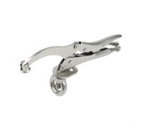 Locking Drill Press Vice 9 Inch Multi Angle Clamp for Woodworking - Quick Release Steel Jaws with Rubber Covers - Secure Holding for Pillar Drill Tables