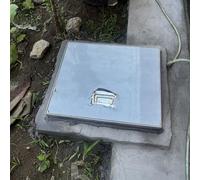 Locking Egress Window Well Cover, Durable Access Hatch for Secure Entry to Cellars, Tunnels, and Underground Pipes, Ideal for Indoor and Outdoor Use