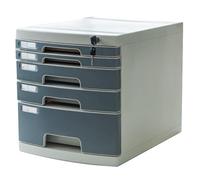Locking File Cabinet - Plastic Organizer for Office Documents, Secure Lockable Small Filing Cabinet with Drawers for Easy Organization & Classification