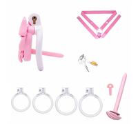Locking Fixed Exercise Bracket core Muscle Group Exercise cage+Two-Way Elastic Band with 4-Ring A148 (04)